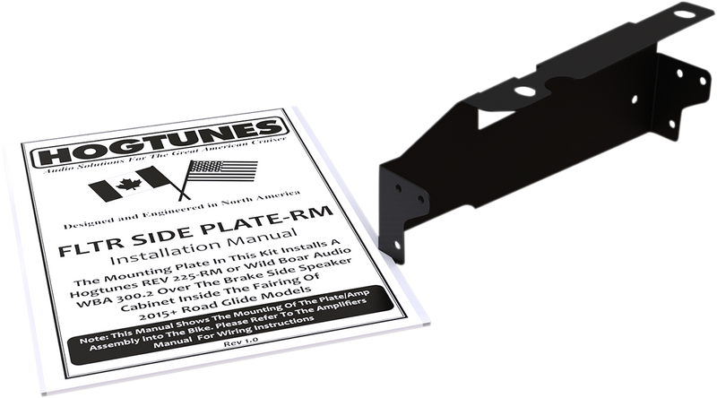 HOGTUNES Amp Side Mount Plate FLTR SIDE PLATE-RM