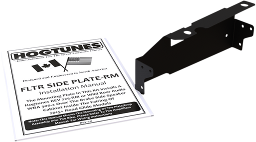 HOGTUNES Amp Side Mount Plate FLTR SIDE PLATE-RM