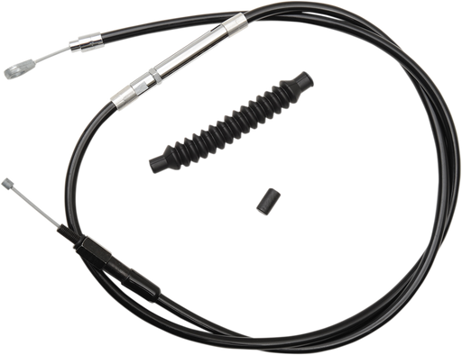 LA CHOPPERS Black Vinyl Clutch Cable - 15"-17" Ape Hanger Handlebars - FXDB/C LA-8210C16B