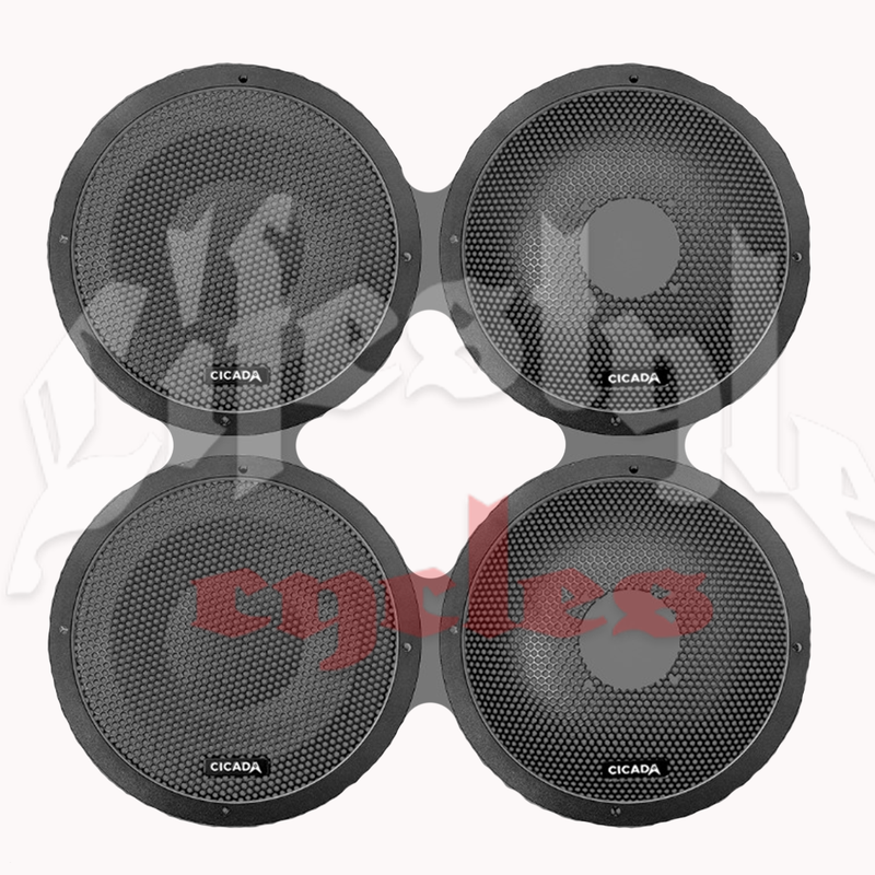 CICADA AUDIO 14CHDLID8R 2014-2023 H-D® 8-INCH SADDLEBAG LID KIT (RAW UNPAINTED)