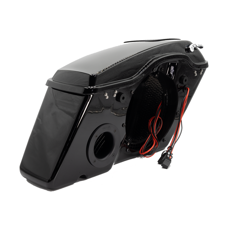 CICADA AUDIO - 14HDBAG10LID69-P - COMPLETE 6X9, 10" SADDLEBAG