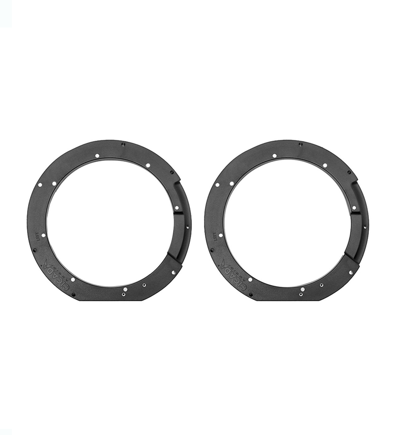 CICADA AUDIO - 14HDRING10 - COMPLETE 10-INCH MID-BASS/WOOFER SADDLEBAG MOUNTING KIT