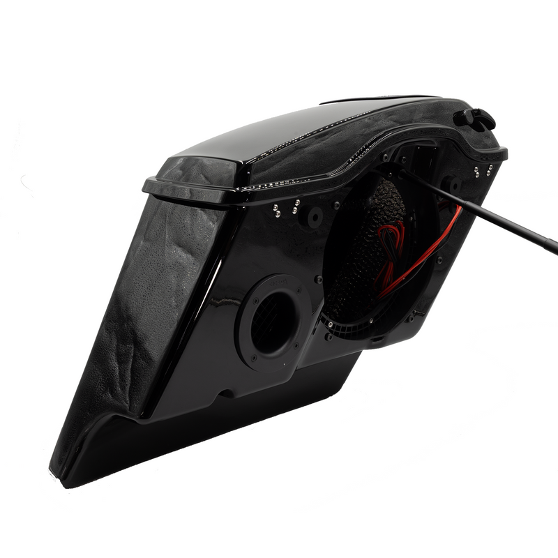 CICADA AUDIO - 14HDXBAG10LID69 - COMPLETE 6X9 LID, 10"  EXTENDED SADDLEBAG PAIR