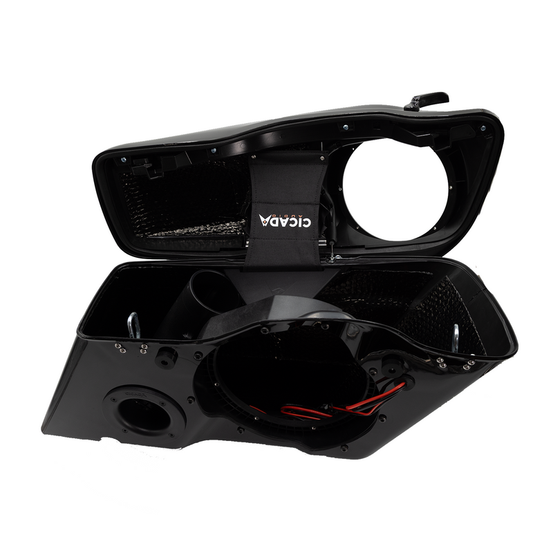 CICADA AUDIO - 14HDXBAG10LID8 - COMPLETE 8", 10"  EXTENDED SADDLEBAG PAIR
