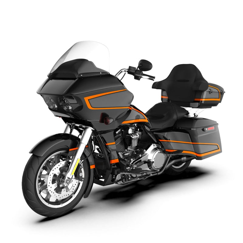 Advanblack APEX RUSHMORE KING Rear Tour Trunk Pack PAD FOR '97-'25 HARLEY TOURING / SOFTAIL