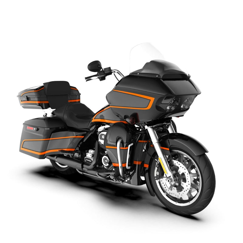 Advanblack APEX 21" Reveal Wrapper Hugger Front Fender For '09-'23 Harley Touring Models
