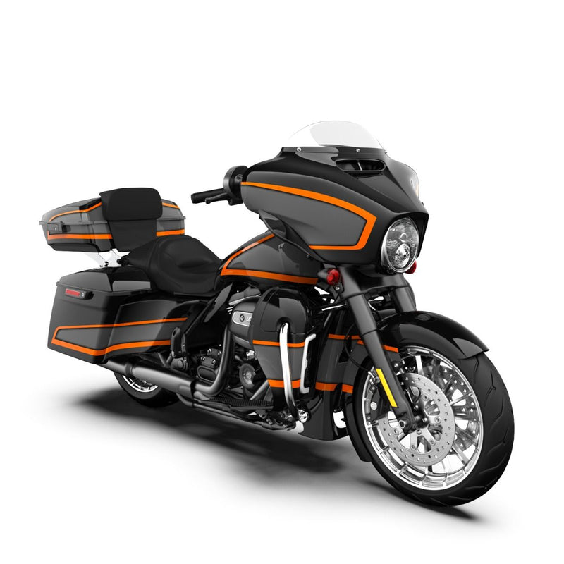 Advanblack APEX 21" Reveal Wrapper Hugger Front Fender For '09-'23 Harley Touring Models