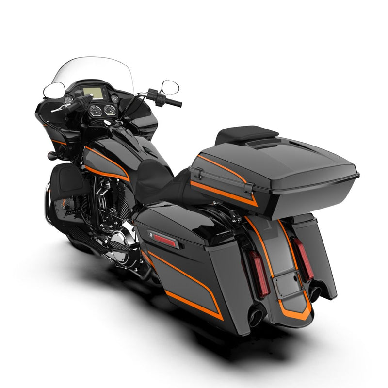 Advanblack APEX Dominator Stretched Rear Fender For 2014+ Harley Davidson Touring Models