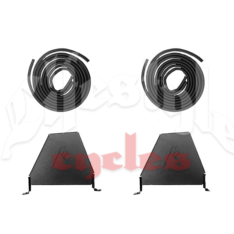 CICADA AUDIO - 14HDRING10 COMPLETE 10-INCH MID-BASS/WOOFER SADDLEBAG MOUNTING KIT