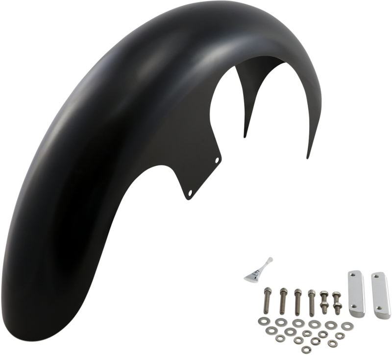 PAUL YAFFE BAGGER NATION DEI Front Fender - 26" Wheel - With Satin Adapters - Touring Models PYO:DEI26-14L-S