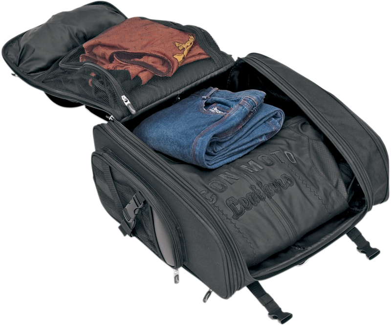 SADDLEMEN S2200E Expandable Sissy Bar Bag