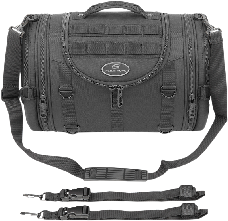 SADDLEMEN R1300LXE Tactical Roll Bag - Black