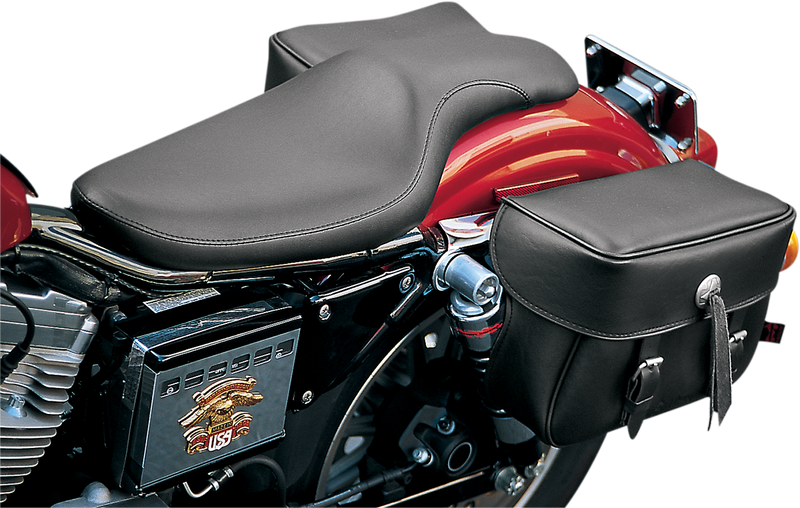 SADDLEMEN Seat - Profiler™ - Black - Smooth - Sportster '79-'03