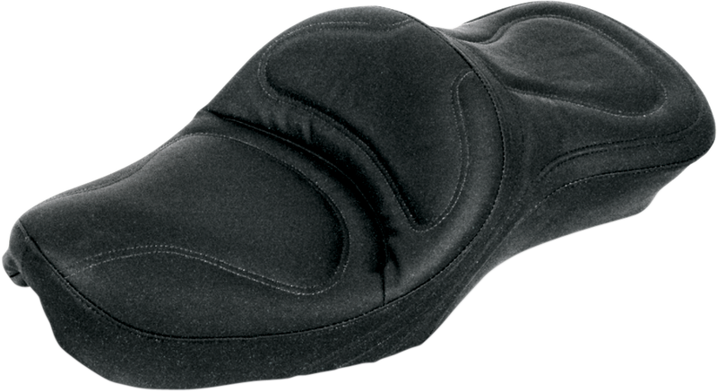 SADDLEMEN Seat - Explorer™ - Without Backrest - Stitched - Black - Softail '84-'99