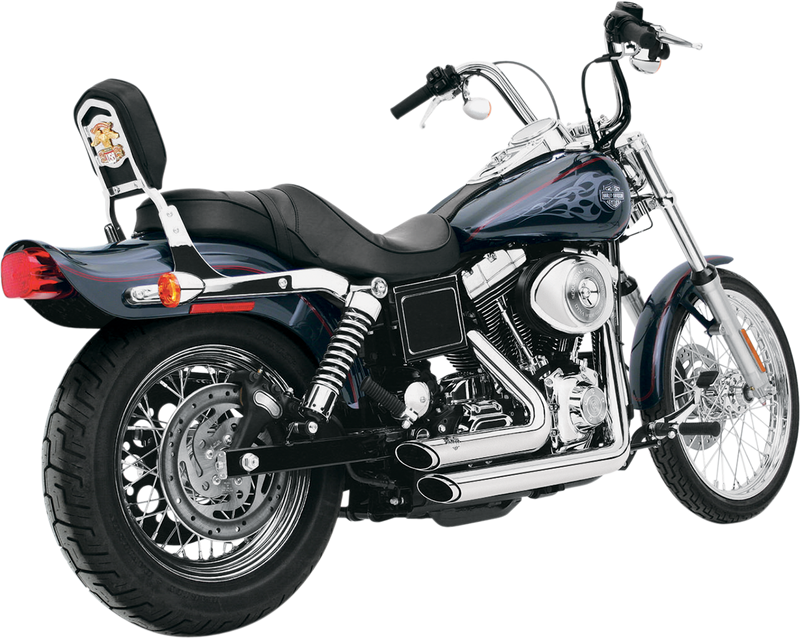 VANCE & HINES Shortshots Staggered Exhaust System - Chrome - Dyna '91-'05