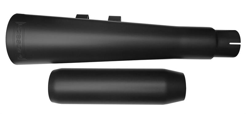 BASSANI XHAUST 4" Performance Slip-On Muffler - Megaphone - Black - '15-'19 XG500 / XG750