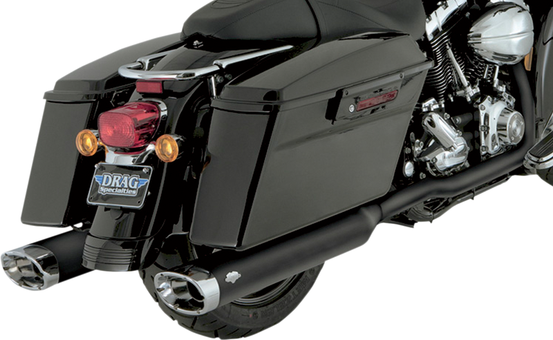 VANCE & HINES Dual Headpipes - Black - '95-'08 TOURING MODELS