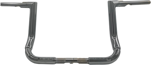 FAT BAGGERS INC. 1-1/2" EZ Install Flat Top Handlebar - 12" - Chrome 605012