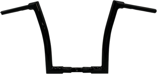 FAT BAGGERS INC. 1-1/2" EZ Install Flat Top Handlebar - 14" - Black 606014-B