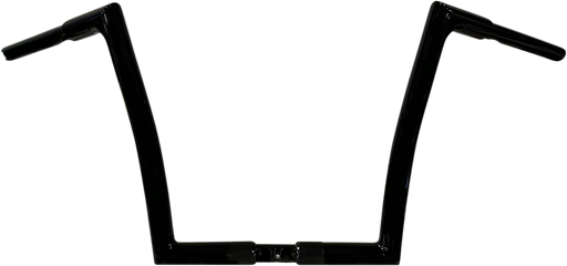 FAT BAGGERS INC. 1-1/4" EZ Install Flat Top Handlebar - 12" - Black 706012-B