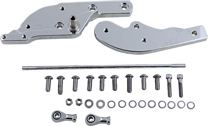 DRAG SPECIALTIES 3" Forward Control Extension Kit - Chrome - FL/FX '18-'23