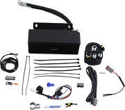 ULTRACOOL Below Regulator Mount Oil Cooler - Flat Black - Touring/Trike RF-2FSS