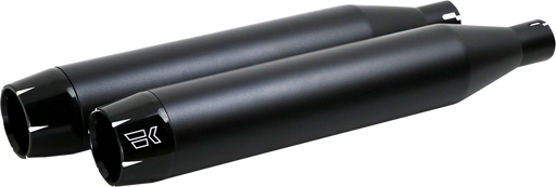 KHROME WERKS 3-1/2" Slip-On Mufflers - Black 202600