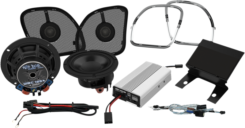 WILD BOAR AUDIO 400 W Amp/Speaker Kit - FLT WBARG KIT.2R