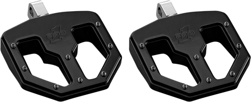 PRO-ONE PERF.MFG. BMX V1 Foot Pegs - Male - Black 500761B