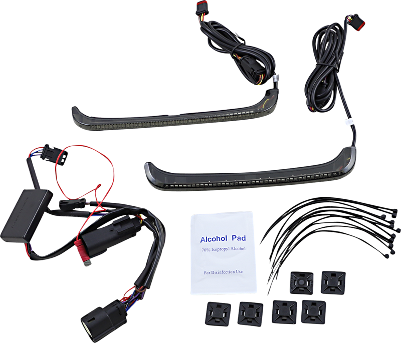 CUSTOM DYNAMICS Low Profile BAGZ™ LED Saddlebag Lights - Smoke Lens