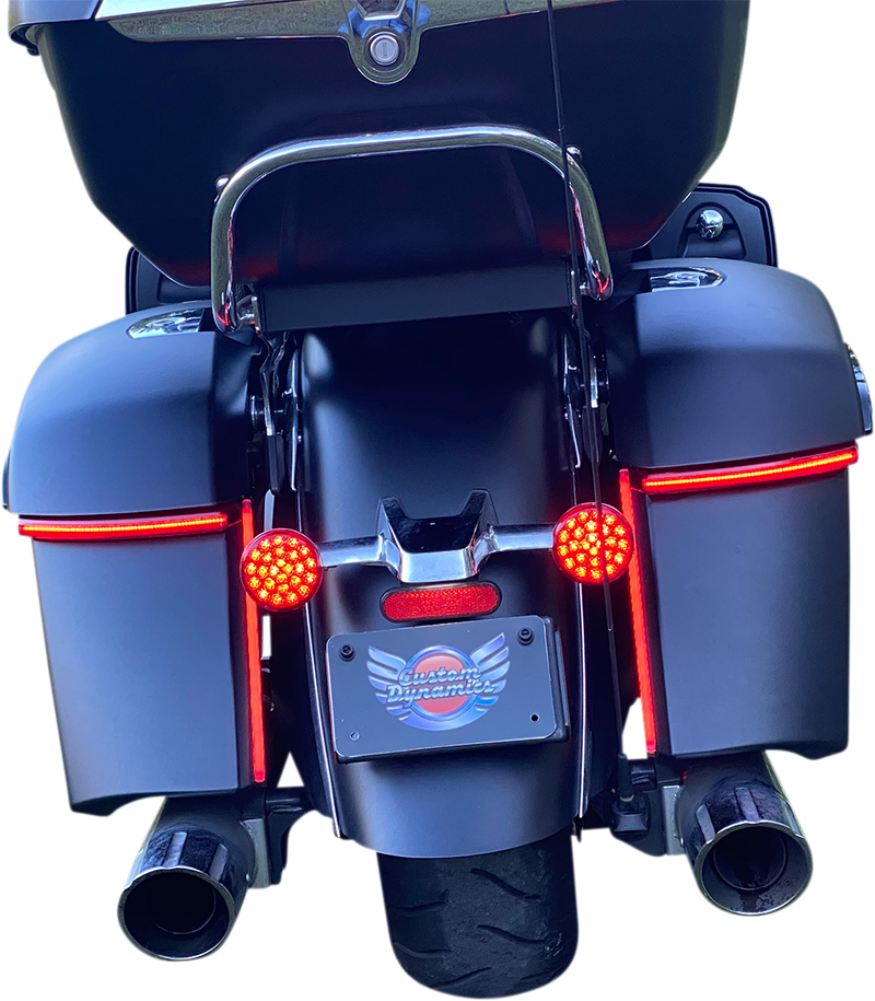 CUSTOM DYNAMICS LED Saddlebag Lights - Red Lens