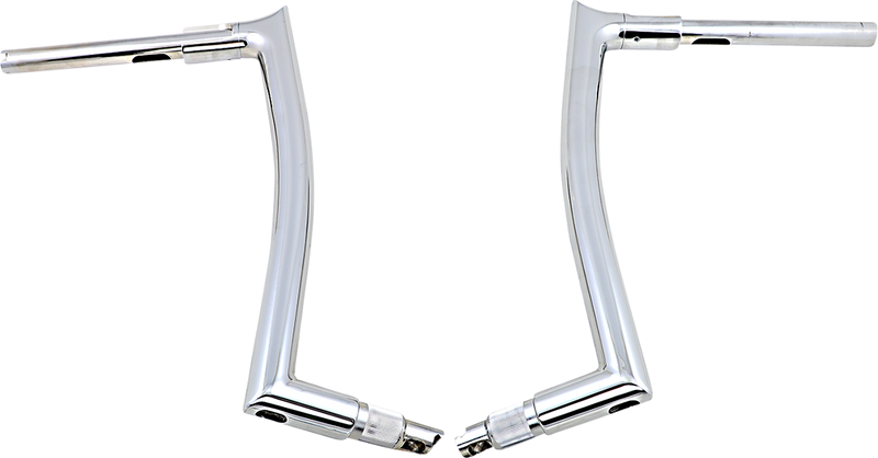 FAT BAGGERS INC. 1-1/2" EZ Install Pointed Top Handlebar - 16" - Chrome 808016