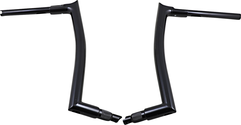 FAT BAGGERS INC. 1-1/2" EZ Install Pointed Top Handlebar - 16" - Black 808016-B