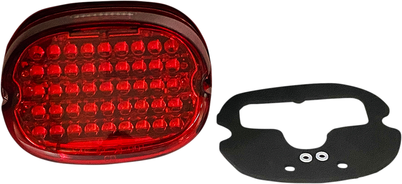 CUSTOM DYNAMICS Low Profile LED Taillight - Top Window - Red