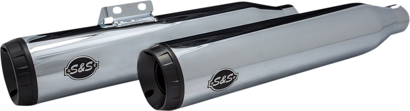 S&S CYCLE Grand National Slip-On Mufflers - Chrome