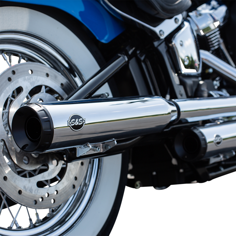 S&S CYCLE Grand National Slip-On Mufflers - Chrome