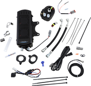 ULTRACOOL Oil Cooler Kit - Gloss Black - Touring/Trike SMT-2GSS