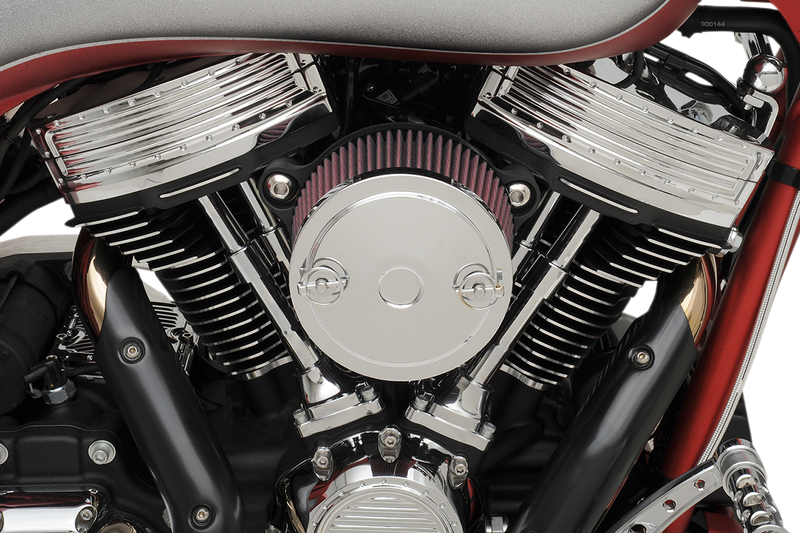 S&S CYCLE Quickee Pushrod Kit with Chrome Covers - M8