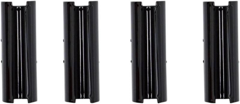 S&S CYCLE Pushrod Cover Keeper Set - Gloss Black - Twin Cam