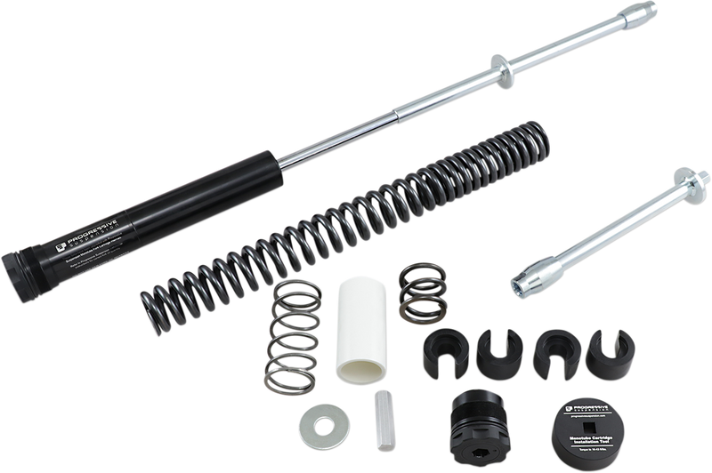 PROGRESSIVE SUSPENSION Monotube Fork Cartridge Kit - Lowering - '18-'24 SOFTAIL