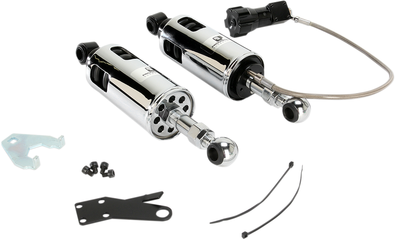 PROGRESSIVE SUSPENSION 422 Series Shocks with Rap - Chrome - Standard 422 - '89-'99 SOFTAIL