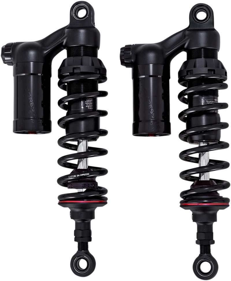 PROGRESSIVE SUSPENSION 990 Series Piggyback Shocks - Black - 12.5" 990 - '06-'17 DYNA