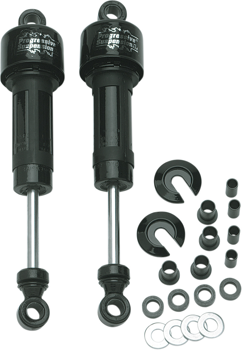 PROGRESSIVE SUSPENSION 12-Series Shocks w/out Springs - Black - 11.5" - '80-'19 HARLEY