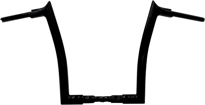 FAT BAGGERS INC. 1-1/2" EZ Install Pointed Top Handlebar - 14" - Black 808014-B