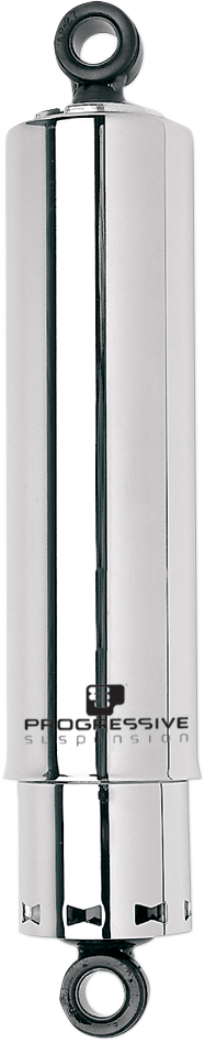 PROGRESSIVE SUSPENSION 412 Series Shock - 12" - Heavy Duty - Chrome - H-D 412 - '91-'17 DYNA
