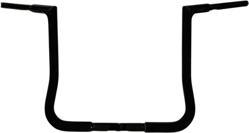 FAT BAGGERS INC. 1-1/4" EZ Install Flat Top Handlebar - 16" - Black 705016-B