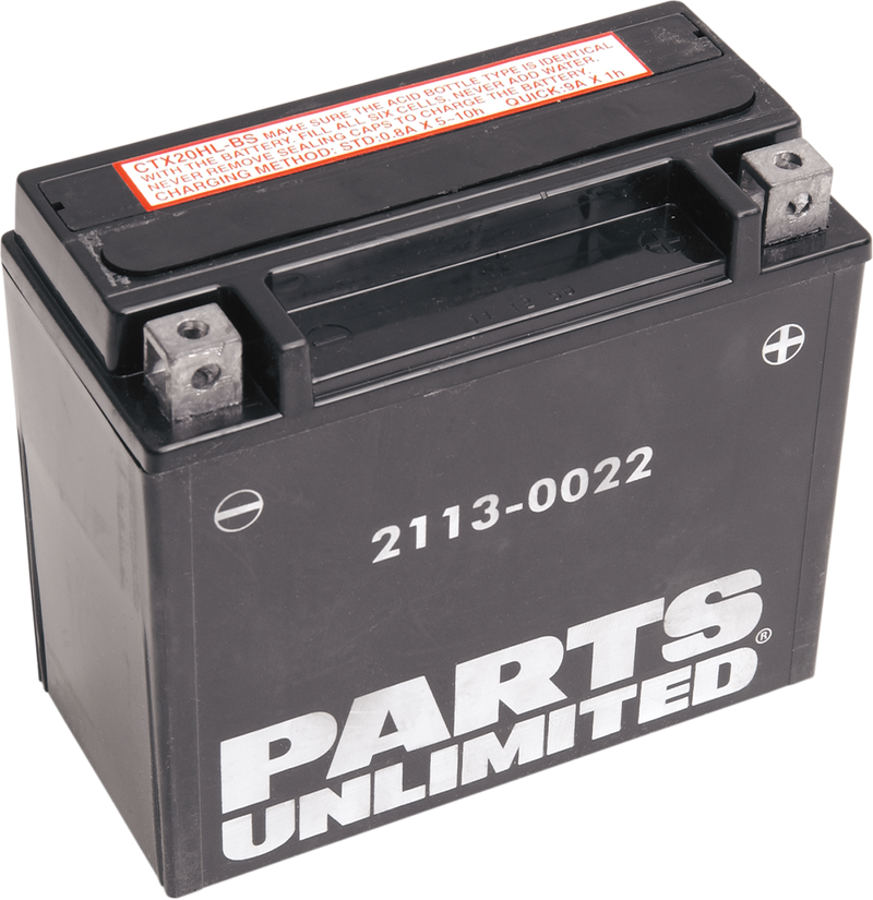 PARTS UNLIMITED - AGM Battery - 2000-2023 SOFTAIL, 1999-2017 DYNA, 1997-2003 SPORTSTER