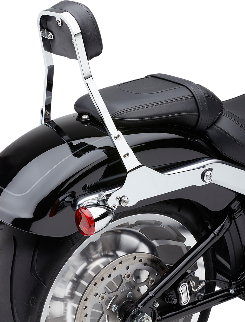 COBRA Backrest Kit - 11" - Chrome - Softail