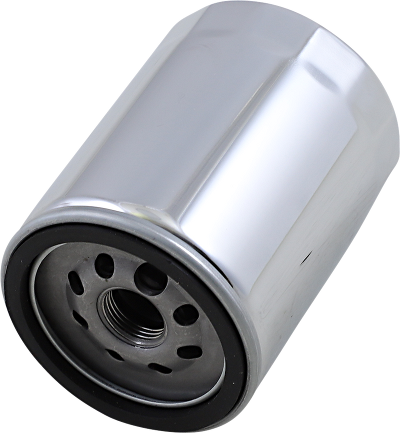 DRAG SPECIALTIES Oil Filter with Nut - Chrome - M8