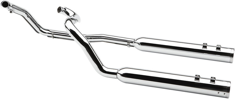 COBRA True Dual Headpipes - Chrome - '07-'08 FL